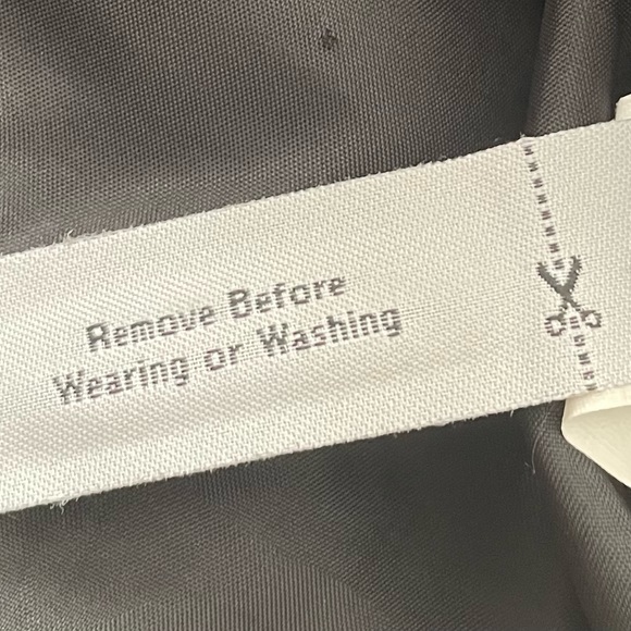 Madewell tweed textured A-line gray black lined ruffle mini skirt, size 0 summer - Picture 5 of 11